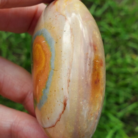 Polychrome Jasper Palm Stone (PC203) - Picture 6 of 7